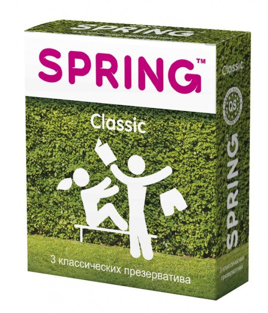 Классические презервативы SPRING CLASSIC - 3 шт. - SPRING - купить с доставкой в Сочи