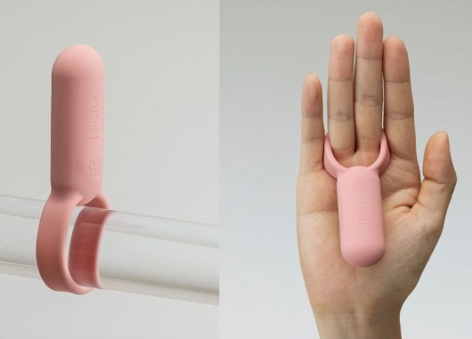 Коралловое эрекционное кольцо Iroha SVR Coral Pink - Tenga - в Сочи купить с доставкой