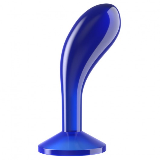 Синяя анальная втулка Flawless Clear Prostate Plug 6.0 - 15 см. - Lovetoy - в Сочи купить с доставкой