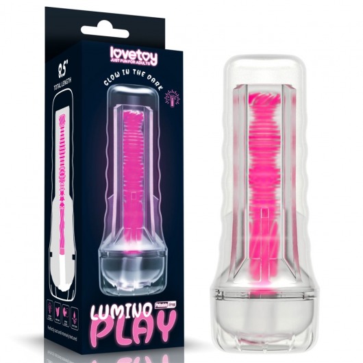 Светящийся в темноте мастурбатор 8.5 Lumino Play Masturbator - Lovetoy - в Сочи купить с доставкой