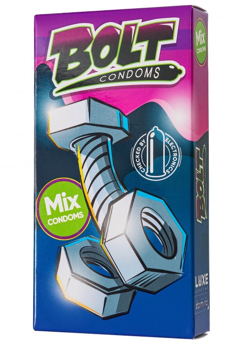 Набор презервативов Bolt Condoms - Luxe - купить с доставкой в Сочи