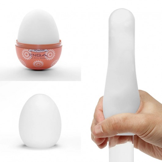Мастурбатор-яйцо Tenga Egg Gear - Tenga - в Сочи купить с доставкой