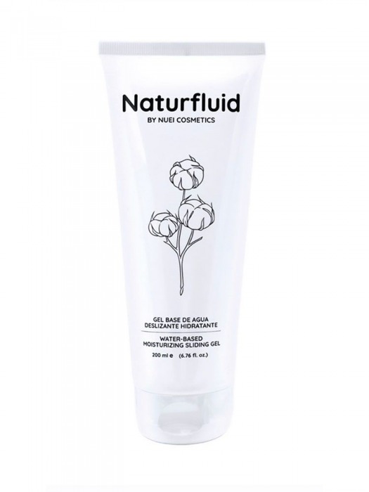 Экстраскользкий лубрикант на водной основе Nuei Naturfluid - 200 мл. - Nuei cosmetics - купить с доставкой в Сочи