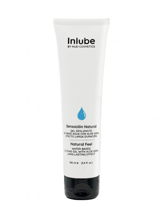 Интимный лубрикант с алоэ вера Inlube Natural Feel - 100 мл. - Nuei cosmetics - купить с доставкой в Сочи
