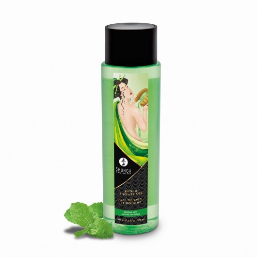 Гель для душа Sensual Mint с ароматом мяты - 370 мл. -  - Магазин феромонов в Сочи