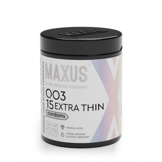 Экстремально тонкие презервативы MAXUS 003 Extra Thin - 15 шт. - Maxus - купить с доставкой в Сочи