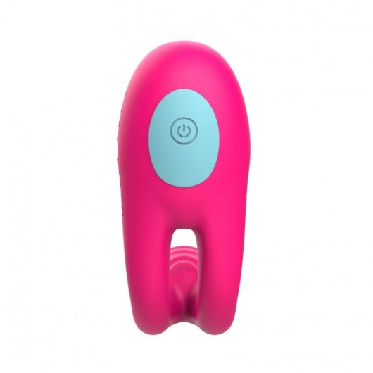 Розовое виброкольцо с пультом ДУ - I-MOON - в Сочи купить с доставкой