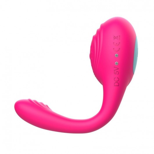 Розовое виброкольцо с пультом ДУ - I-MOON - в Сочи купить с доставкой