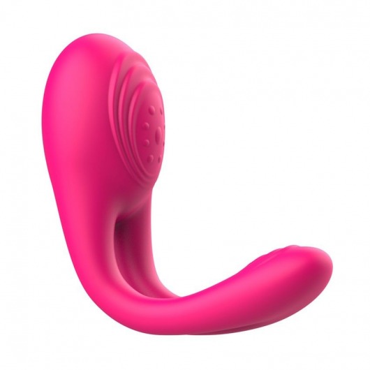 Розовое виброкольцо с пультом ДУ - I-MOON - в Сочи купить с доставкой