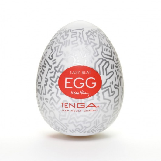 Мастурбатор-яйцо Keith Haring EGG PARTY - Tenga - в Сочи купить с доставкой
