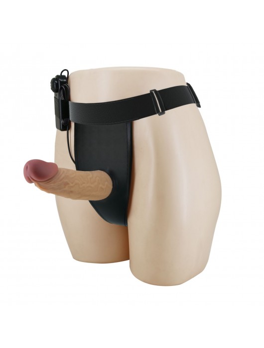 Полый вибрострапон на регулируемых трусиках Draven - 17,5 см. - Baile - купить с доставкой в Сочи