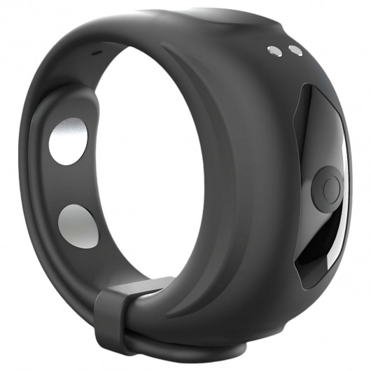 Черное эрекционное виброкольцо Fit Vibe Ring - Dorcel - в Сочи купить с доставкой