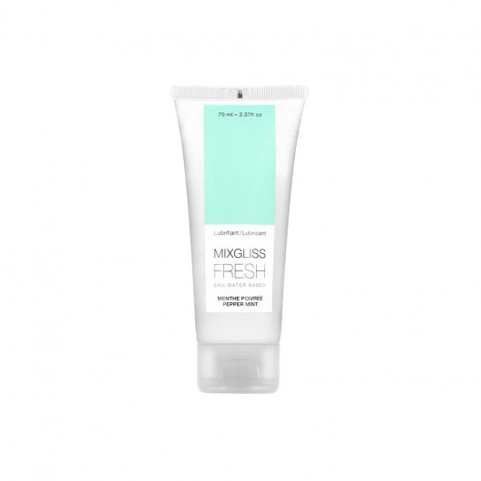 Лубрикант с охлаждающим эффектом Mixgliss Fresh Pepper Mint - 70 мл. - Strap-on-me - купить с доставкой в Сочи