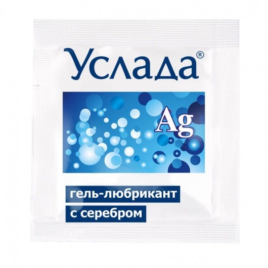 Гель-лубрикант «Услада с серебром» - 3 гр. - Биоритм - купить с доставкой в Сочи