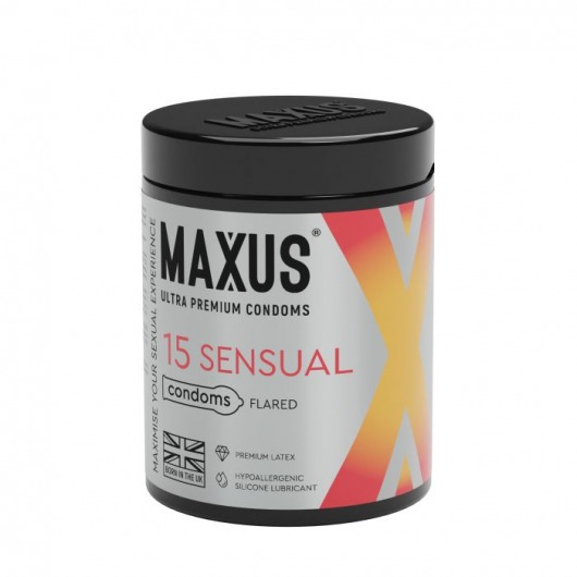 Анатомические презервативы MAXUS Sensual - 15 шт. - Maxus - купить с доставкой в Сочи