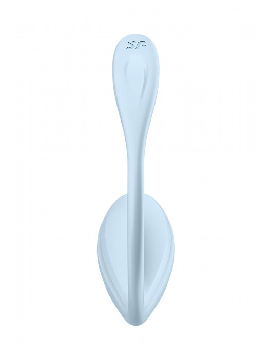 Голубое виброяйцо Smooth Petal - Satisfyer