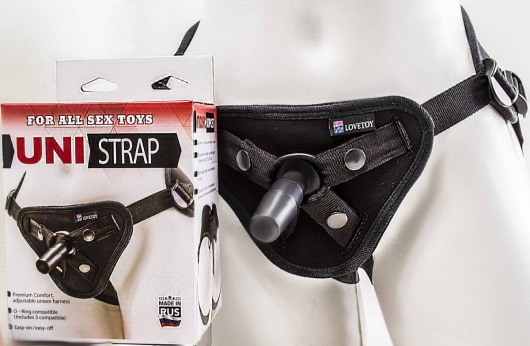 Универсальные трусики Harness UNI strap с корсетом - LOVETOY (А-Полимер) - купить с доставкой в Сочи