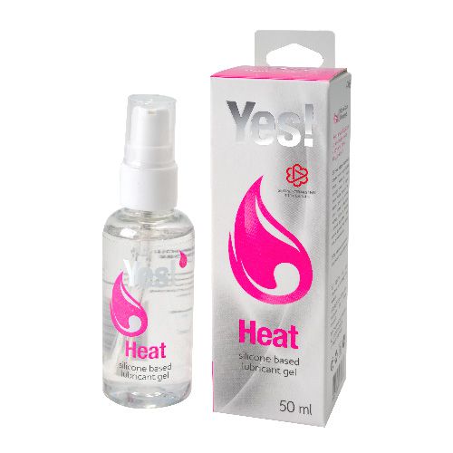 Возбуждающая силиконовая вагинальная смазка Yes Heat - 50 мл. - Sitabella - купить с доставкой в Сочи