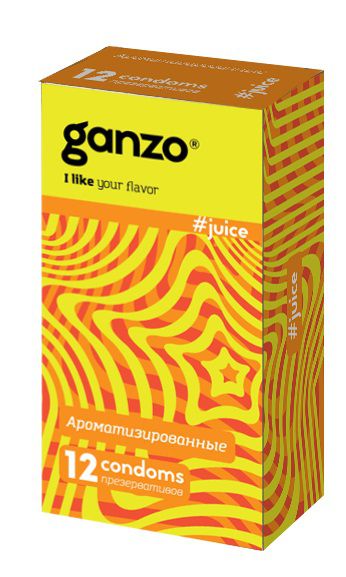 Ароматизированные презервативы Ganzo Juice - 12 шт. - Ganzo - купить с доставкой в Сочи