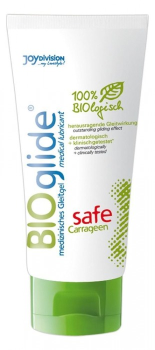 Гель-лубрикант на водной основе BIOglide safe Carrageen - 100 мл. - Joy Division - купить с доставкой в Сочи