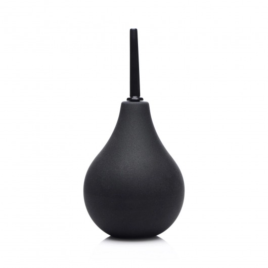Черный анальный душ Thin Tip Enema Bulb - XR Brands - купить с доставкой в Сочи