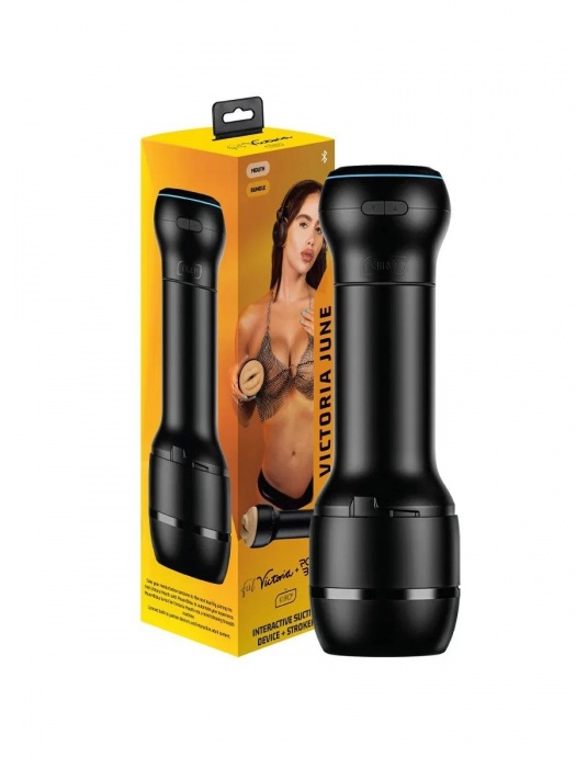 Мастурбатор-ротик с интерактивной насадкой PowerBlow   FeelVictoria Mouth - Kiiroo - в Сочи купить с доставкой