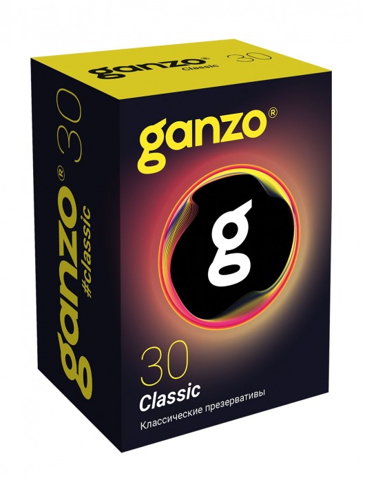 Классические презервативы с обильной смазкой Ganzo Classic - 30 шт. - Ganzo - купить с доставкой в Сочи