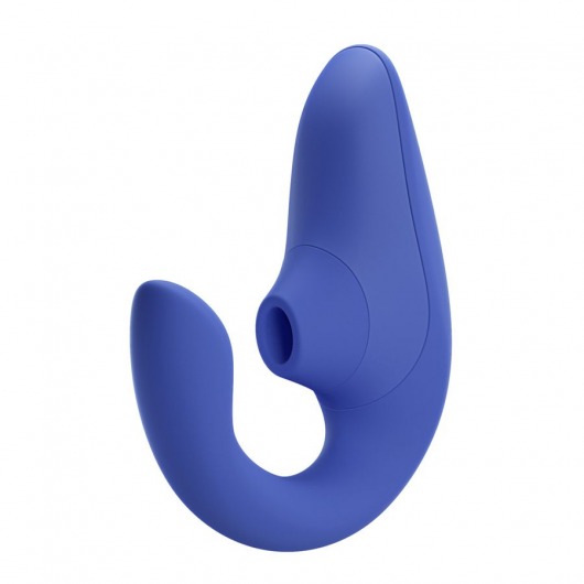 Голубой вибромассажер для двойной стимуляции Womanizer Blend - Womanizer