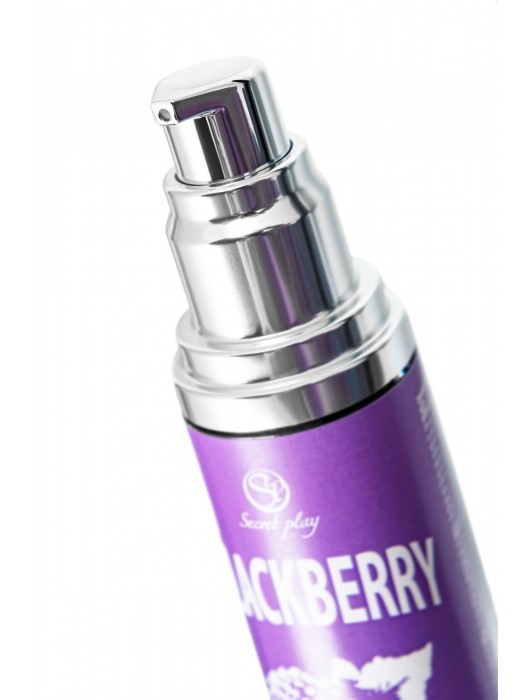 Массажное масло 2-в-1 Blackberry Hot Effect с разогревающим эффектом и вкусом ежевики - 50 мл. - Secret Play - купить с доставкой в Сочи