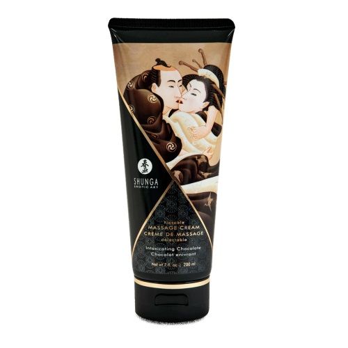 Массажный крем для тела с ароматом шоколада Intoxicating Chocolate - 200 мл. - Shunga - купить с доставкой в Сочи
