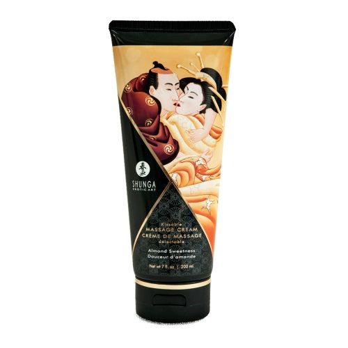 Массажный крем для тела с ароматом миндаля Almond Sweetness - 200 мл. - Shunga - купить с доставкой в Сочи