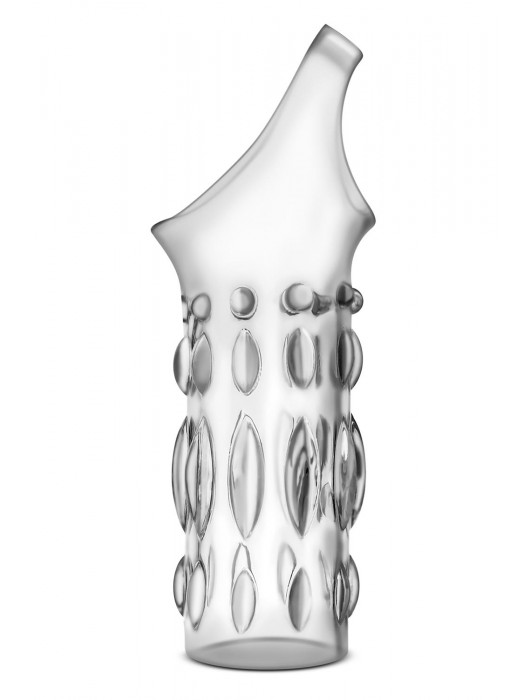 Прозрачная насадка на пенис Stretchy Studded Penis Sleeve Ring - Blush Novelties - в Сочи купить с доставкой