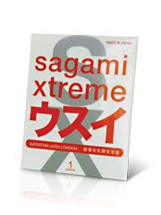 Ультратонкий презерватив Sagami Xtreme SUPERTHIN - 1 шт. - Sagami - купить с доставкой в Сочи