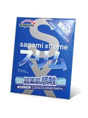 Презерватив Sagami Xtreme FEEL FIT 3D - 1 шт. - Sagami - купить с доставкой в Сочи