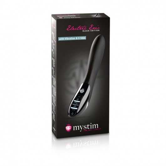 Черный вибратор с миостимуляцией Mystim Electric Eric Black Edition - 27 см. - MyStim - купить с доставкой в Сочи
