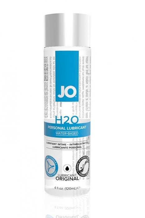 Нейтральный лубрикант на водной основе JO Personal Lubricant H2O - 120 мл. - System JO - купить с доставкой в Сочи