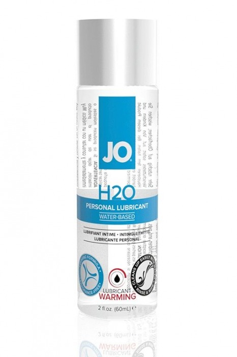Возбуждающий лубрикант на водной основе JO Personal Lubricant H2O Warming - 60 мл. - System JO - купить с доставкой в Сочи