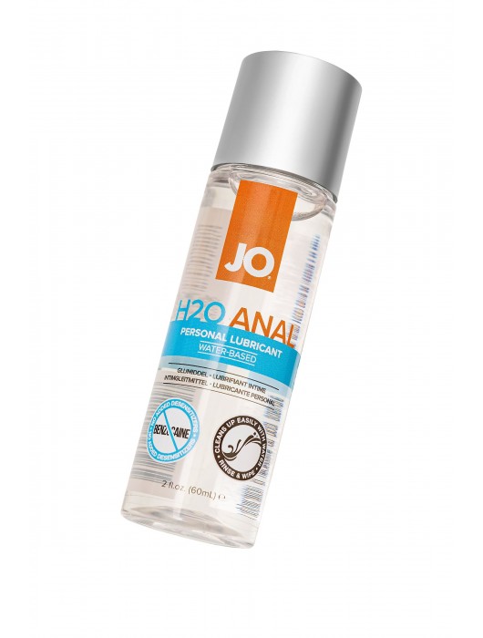 Анальный лубрикант на водной основе JO Anal H2O - 60 мл. - System JO - купить с доставкой в Сочи