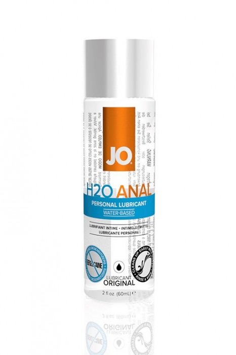 Анальный лубрикант на водной основе JO Anal H2O - 60 мл. - System JO - купить с доставкой в Сочи