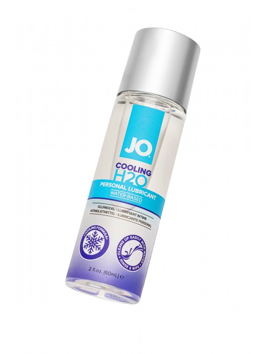 Охлаждающий лубрикант на водной основе JO Personal Lubricant H2O COOLING - 60 мл. - System JO - купить с доставкой в Сочи