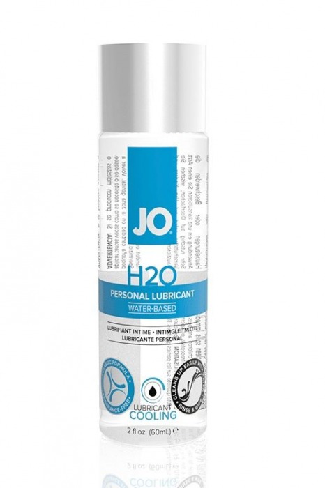 Охлаждающий лубрикант на водной основе JO Personal Lubricant H2O COOLING - 60 мл. - System JO - купить с доставкой в Сочи