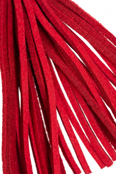 Зажимы на соски «Вилки» с красными кисточками из замши - Pecado - купить с доставкой в Сочи