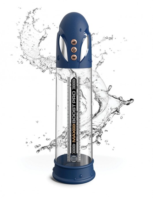 Синяя вакуумная автоматическая помпа Max Boost Pro Flow - Pipedream - в Сочи купить с доставкой