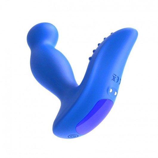 Синий вибромассажер простаты 3,5’’ P-spot Massager - 12,5 см. - Erokay - в Сочи купить с доставкой