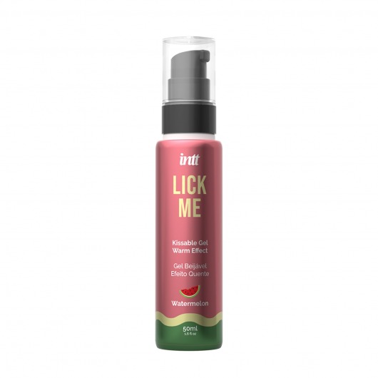 Гель Lick Me с согревающим эффектом и ароматом арбуза - 50 мл. - INTT - купить с доставкой в Сочи
