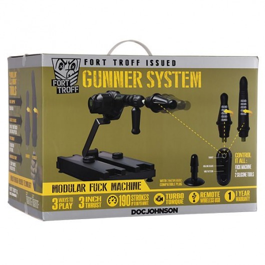 Модульная секс-машина Gunner System - Doc Johnson - купить с доставкой в Сочи