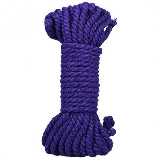 Фиолетовая верёвка для связывания и фиксации Bind Tie - 9,14 м. - Doc Johnson - купить с доставкой в Сочи