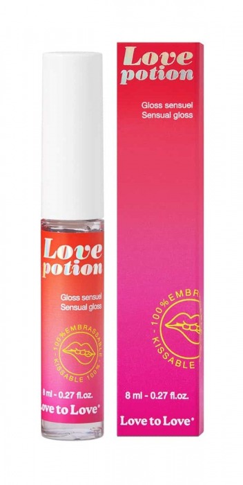 Возбуждающий блеск для губ Love Potion - 8 мл. - Love to Love - купить с доставкой в Сочи