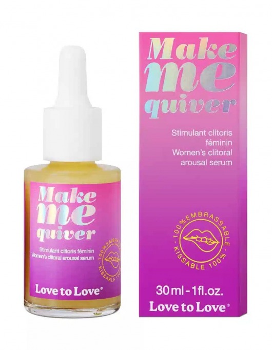 Возбуждающие капли для клитора Make Me Quiver - 30 мл. - Love to Love - купить с доставкой в Сочи