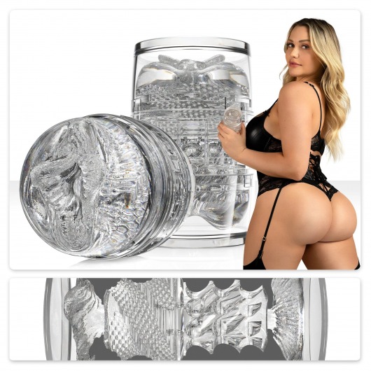 Прозрачный двусторонний мастурбатор Fleshlight Quickshot Mia Malkova - Fleshlight - в Сочи купить с доставкой